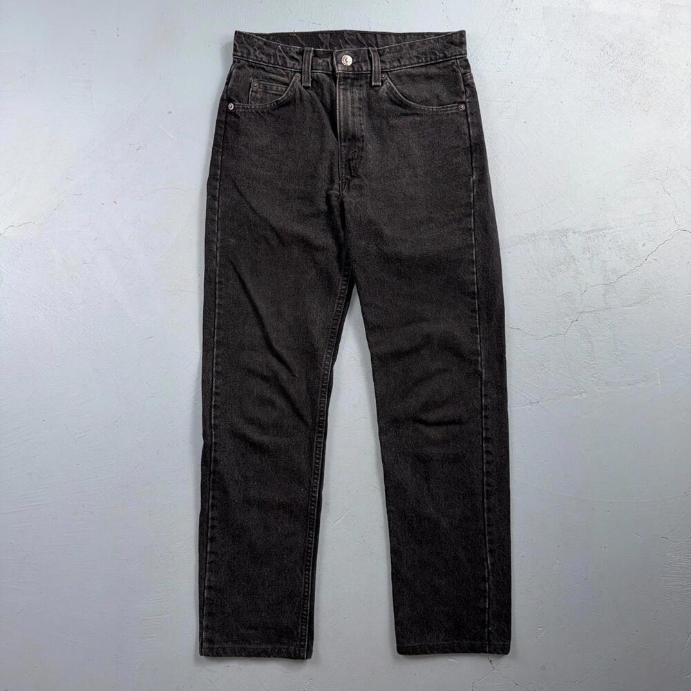 Levis 505 Vintage 90s 40505 Orange Tab Black Jeans 29x32 USA 1990s Act 28x28